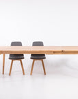 Table de salle à manger à rallonge en bois massif TOKIO | KARPIS