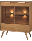 Vitrine en chêne LEO 16 | LoftStory