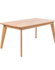 Table de salle à manger à rallonge en hêtre ou chêne massif KAMBIO 1 | KARPIS