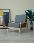 Fauteuil en bois massif SUÈDE | VESKOR