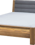 Structure de lit en chêne rustique VELVET 76 | LoftStory