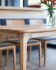 Table de salle à manger à rallonge en bois massif TOKIO | KARPIS