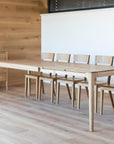 Table de salle à manger à rallonge en bois massif CREATIV | KARPIS