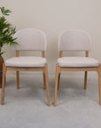 Lot de 2 ou 4 chaises en chêne massif Astrid | VESKOR