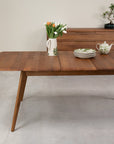 Table de salle à manger extensible en bois massif SWEDEN | VESKOR