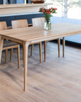 Table de salle à manger à rallonge en bois massif TOKIO | KARPIS
