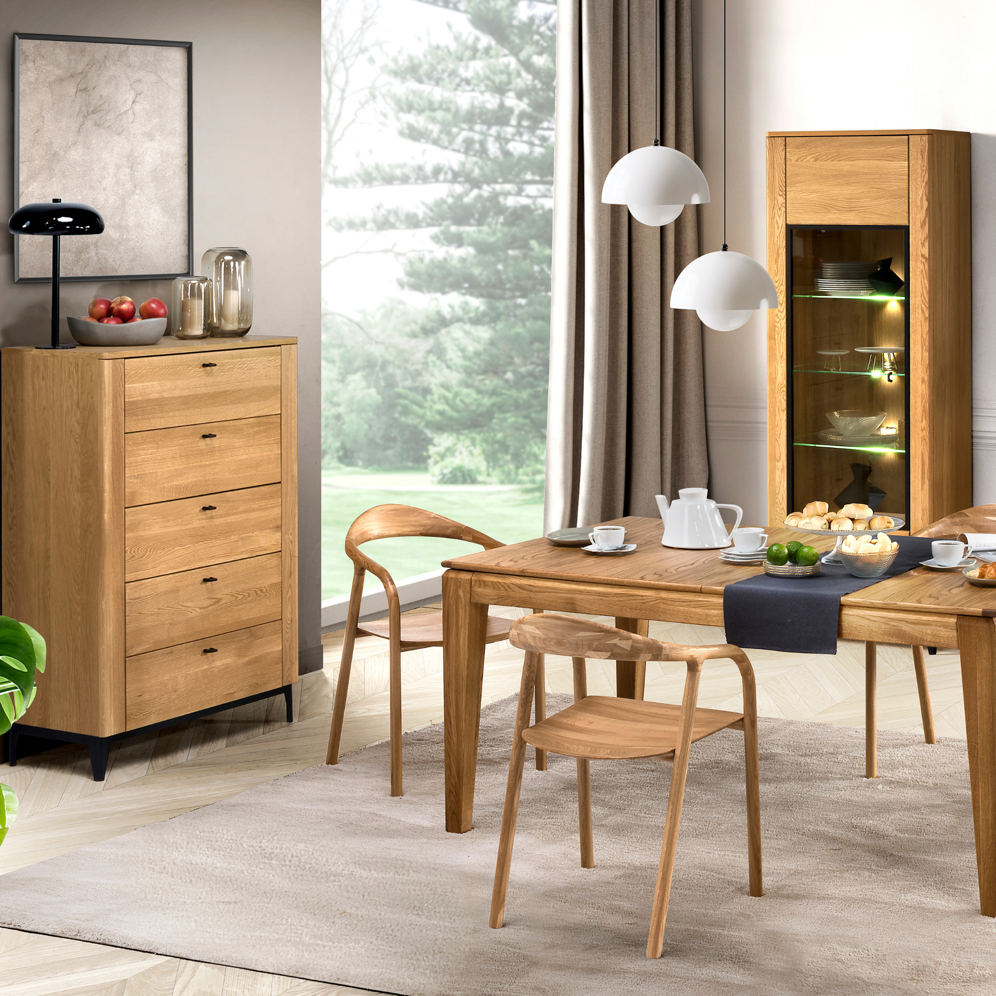 Commode en chêne OPORTO 75 | LoftStory