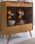 Vitrine en chêne LEO 16 | LoftStory