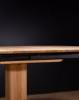 Table de salle à manger fixe en bois massif LUNA | KARPIS