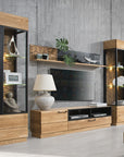 Meuble TV en chêne MOZAIK 25 | LoftStory
