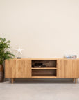 Meuble TV en bois de chêne AMANDI | VESKOR