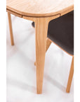Table de salle à manger à rallonge en bois massif hêtre ou chêne IKONA | KARPIS
