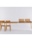 Table de salle à manger à rallonge en bois massif PREMIER | KARPIS