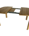 Table de salle à manger ronde à rallonge en chêne massif Victoria | VESKOR