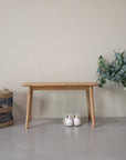 Banc Table basse en bois de chêne massif MALMO | VESKOR