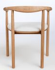Lot de 2 ou 4 chaises tapissées en chêne massif Lea | VESKOR