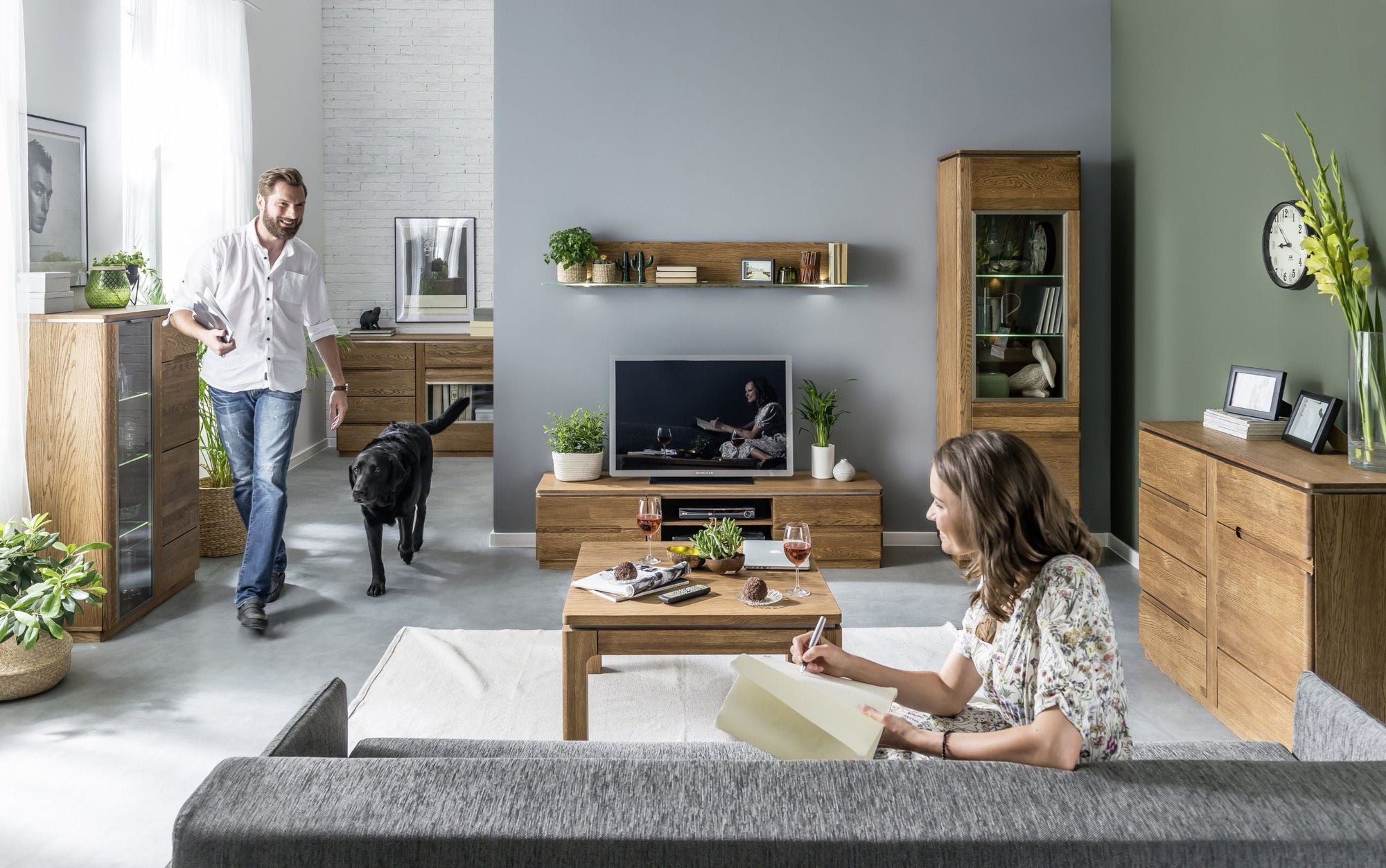 Buffet en chêne MONTENEGRO 47 | LoftStory
