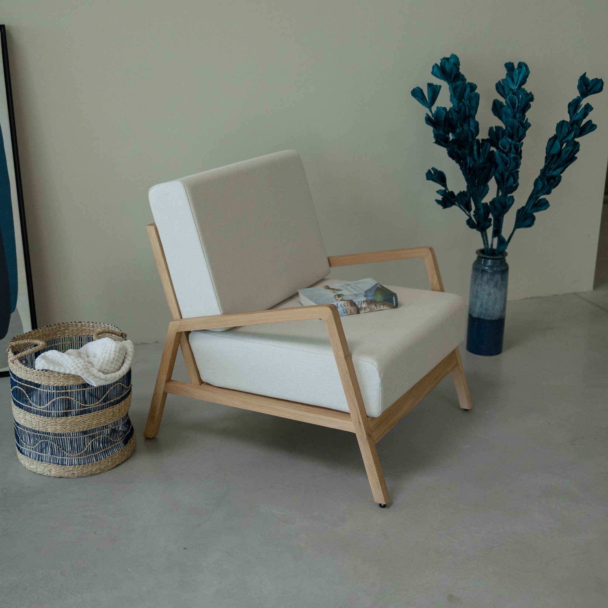 Fauteuil en bois massif SUÈDE | VESKOR