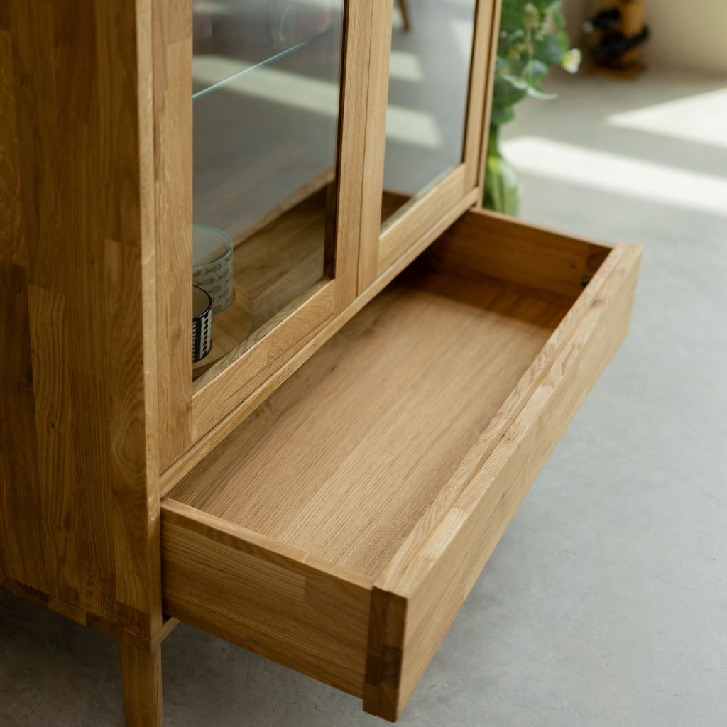 Vitrine en chêne MALMO | VESKOR