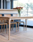 Table de salle à manger à rallonge en bois massif TOKIO | KARPIS
