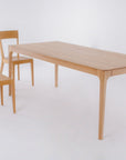 Table de salle à manger à rallonge en bois massif CREATIV | KARPIS