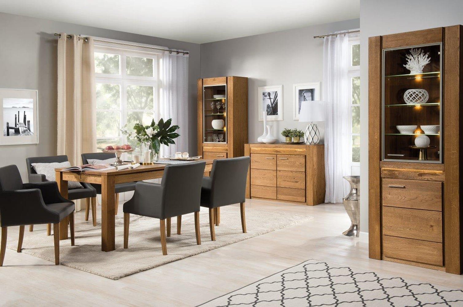 Vitrine en chêne VELVET 10 | LoftStory
