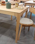 Table de salle à manger fixe en bois massif CREATIV | KARPIS
