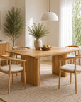 Table à manger à rallonges en chêne LONDRES 40 | LoftStory