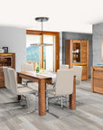 Table à manger à rallonges en chêne VELVET 40 | LoftStory